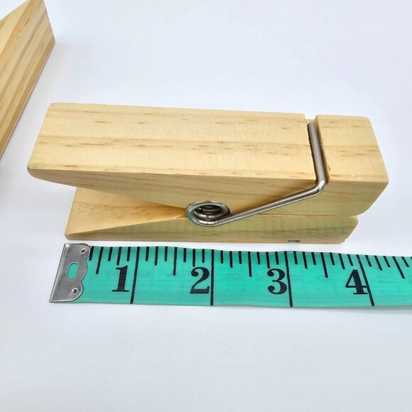 Jumbo Oversized Wooden Clothespins, 4"  - 2 Pieces - Picture 4 of 16